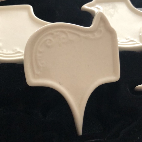 PETITE MAISON BY WILDLY DELICIOUS SET OF 6 CERAMIC CHEESE MARKER SET NEW IN  BOX - Picture 3 of 8